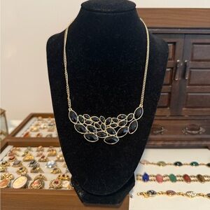 Vintage Gold and Black Necklace